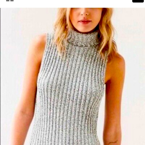UO knit turtleneck sleeveless dress - Picture 4 of 4